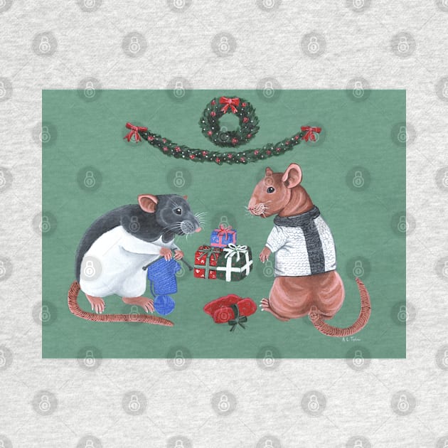 Rat Christmas Jumper by WolfySilver